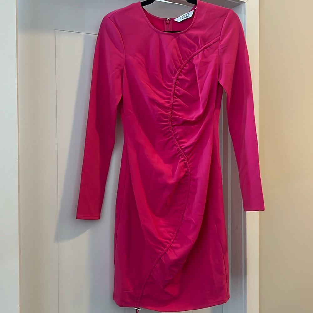 & other stories pink dress